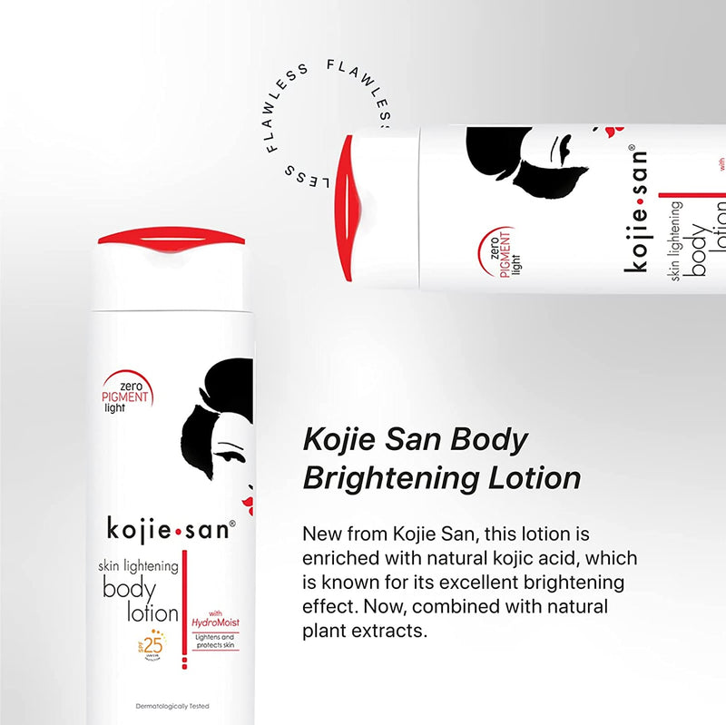 Lotion éclaircissante pour le corps Kojie San - Grande bouteille de 250 ml