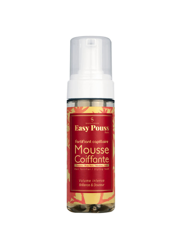 Mousse coiffante Easy Pous – Volume intense – Brillance et douceur