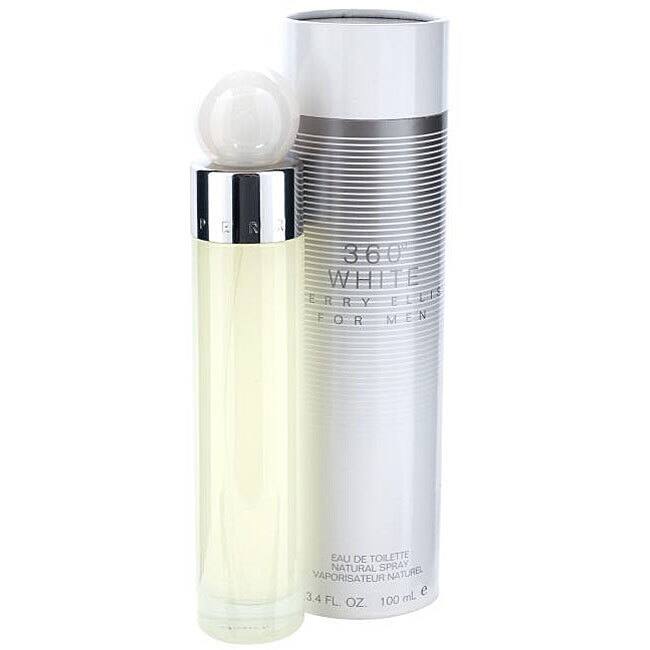 FRAG - 360 White Perry Ellis par Perry Ellis Parfum pour homme Eau de Toilette Spray 3,4 oz (100 ml0