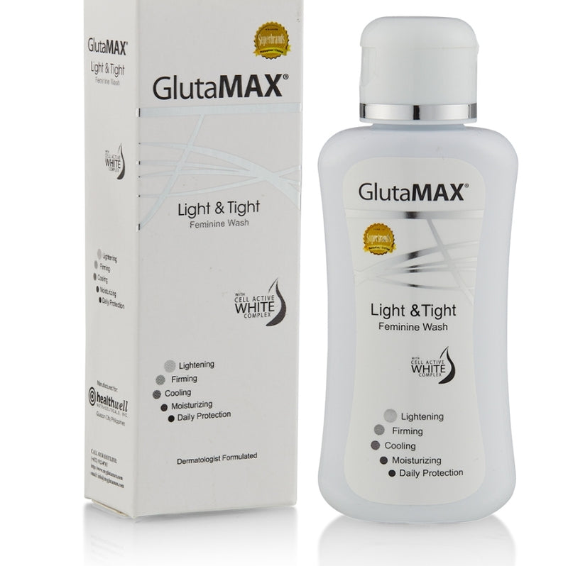 GlutaMAX Nettoyant Féminin Éclaircissant et Serrant Naturel 50 ml - Avec Complexe Blanc Actif Cellulaire