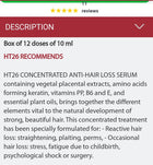 HT26 - Concentrated Anti Hair Loss Serum - Box of 12 doses of 10 ml