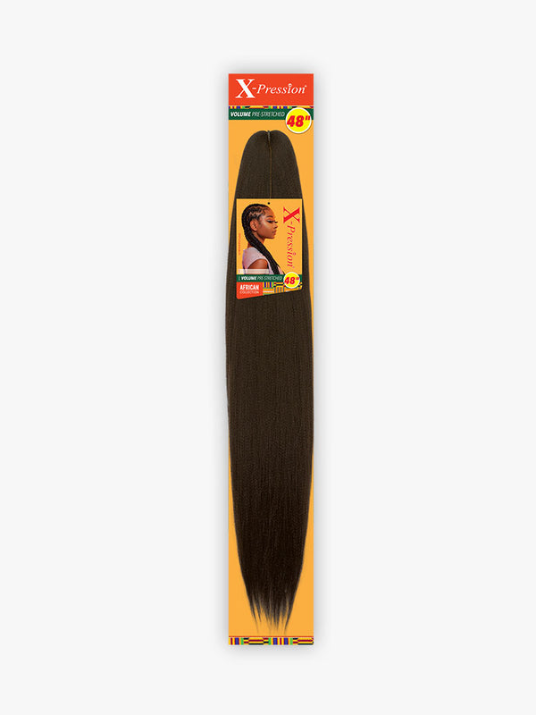 X-PRESSION VOLUME PRE-STRETCHED BRAID 48″