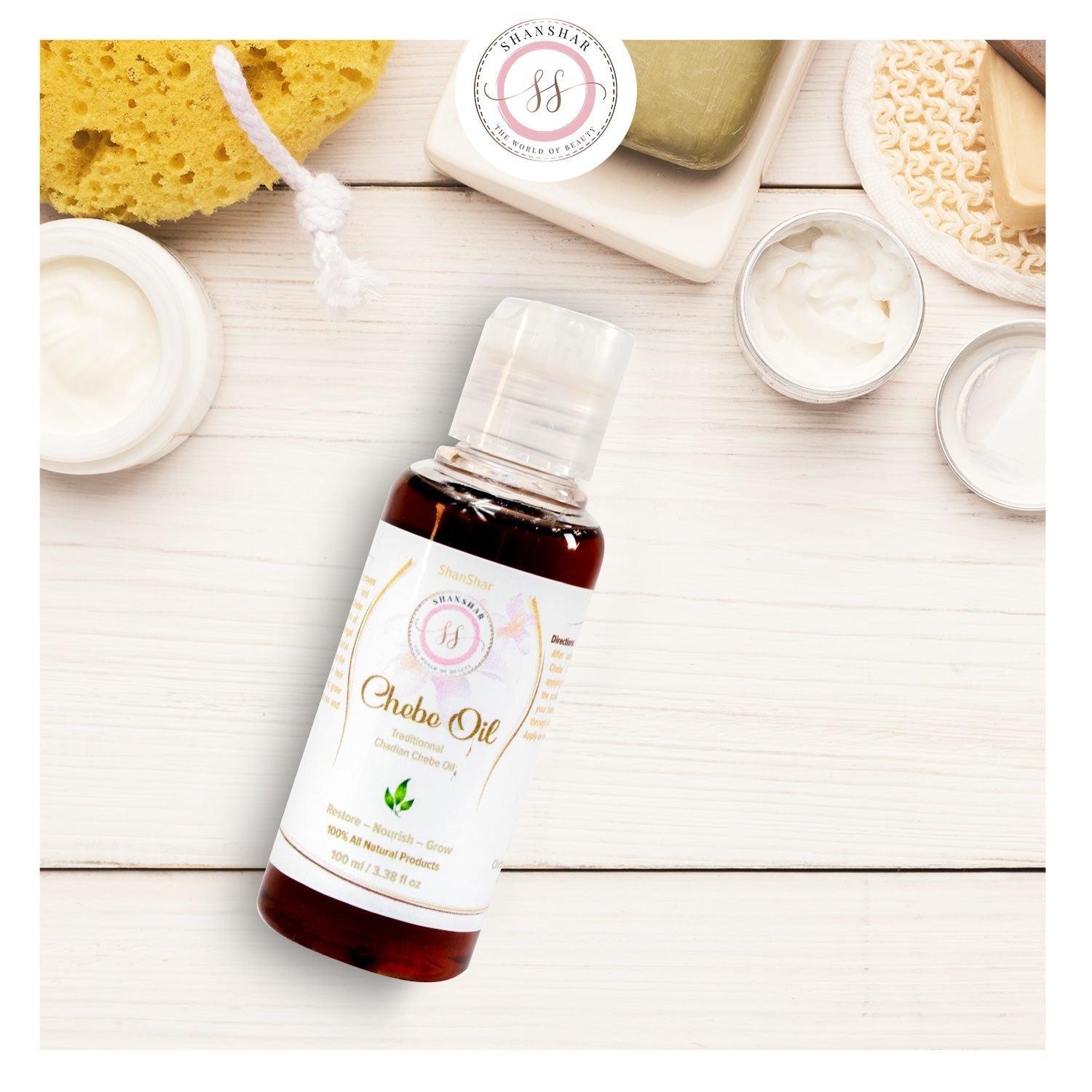 Huile De Chébé Du Tchad 100ml Nays'Hair - Soin Nourrissant Pour La Pousse Et La Réparation Des Cheveux