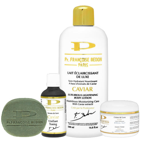 Pr. FRANCOISE BEDON® Lait Luxe Caviar Traite et élimine les pigments décolorés et unifie la peau