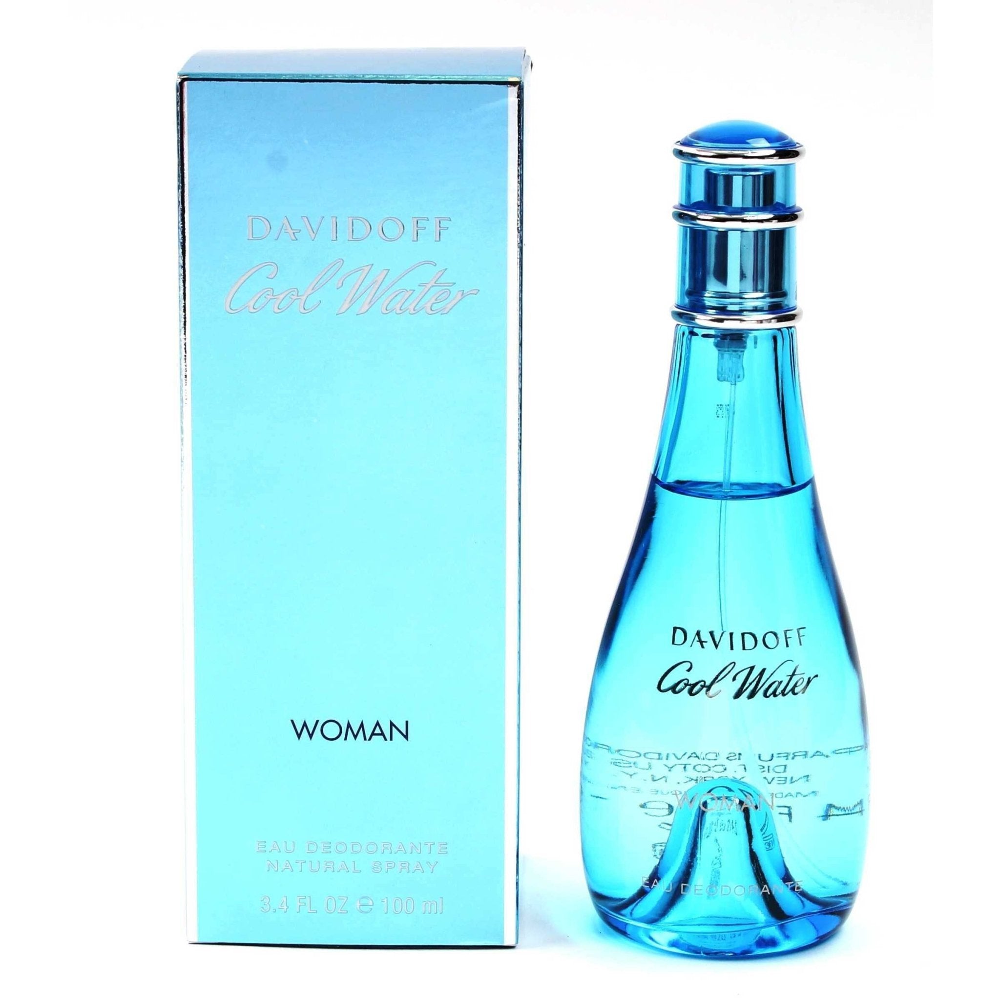 Davidoff Cool Water Women's Eau Deodorant Spray 3.4 oz (100mL) - ShanShar Beauty : The world of beauty.