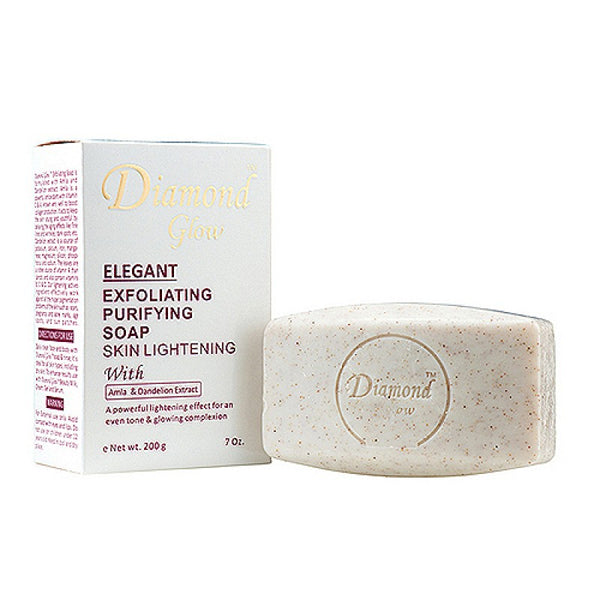 LABELLE GLOW - Diamond Glow Elegant Exfoliating Purifying Soap With Amla & Dandelion Extract - ShanShar