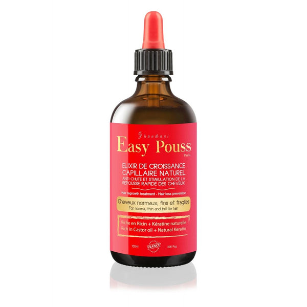 EASY POUSS - Elixir de croissance des cheveux (cheveux épais), traitement de la racine des cheveux, repoussez vos bords.
