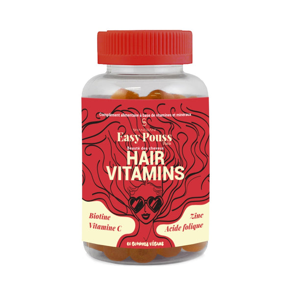 Easy Pouss  HAIR VITAMINS -  60  Vegan Gummies