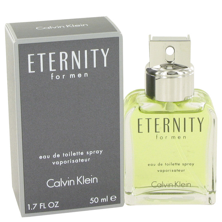 FRAG - Eternity by Calvin Klein Fragrance for Men Eau de Toilette Spray 1.7 oz (50mL)