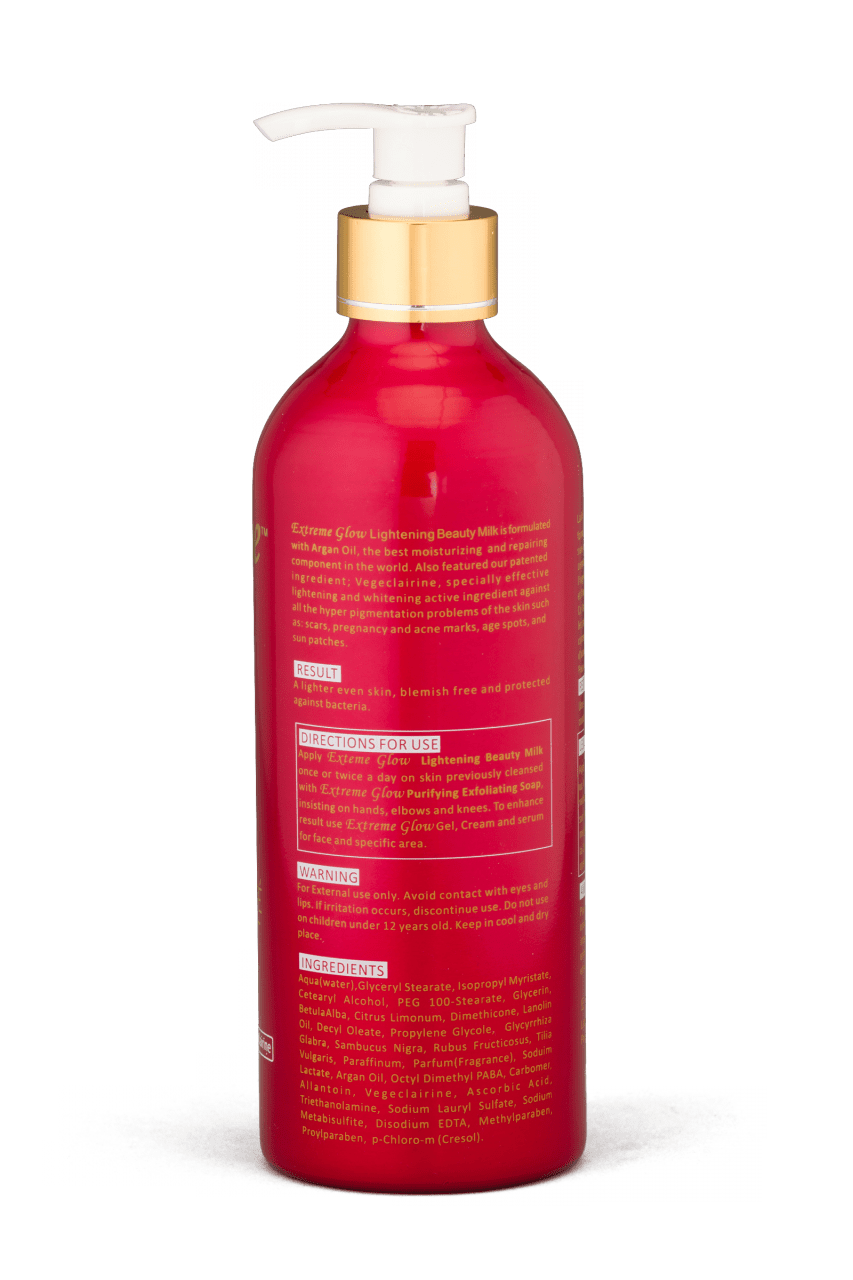 GLOW - Extreme Glow Strong Lightening Beauty Milk With Argan Oil & Valerian Extract - ShanShar Beauty : The world of beauty.