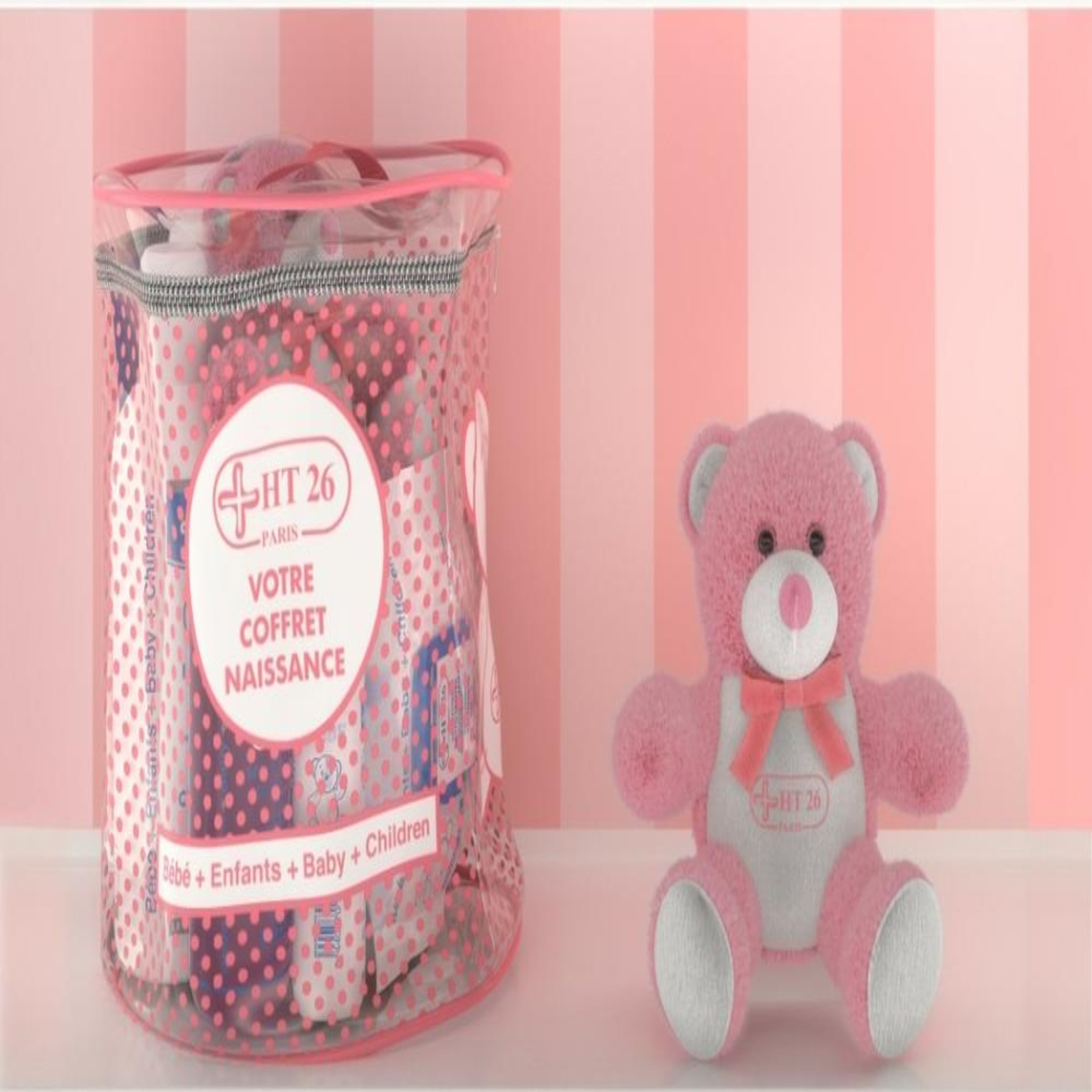 HT26 NAISSANCE - Moisturising Baby Girl Skincare Set