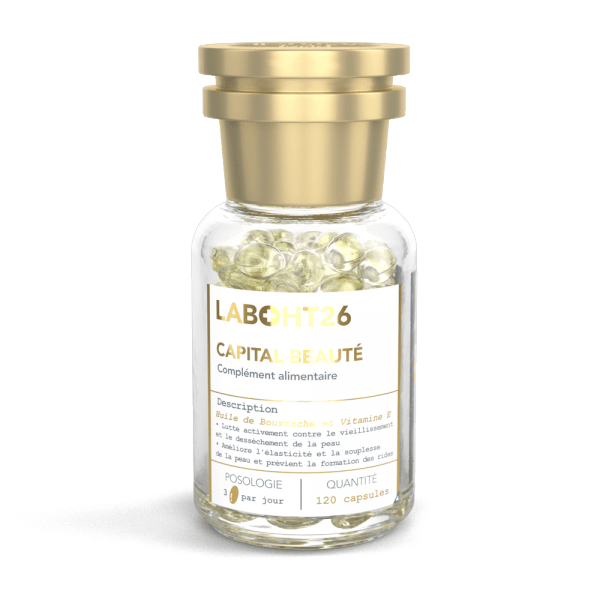 HT26 PARIS - Borago oil capsules - ShanShar Beauty : The world of beauty.