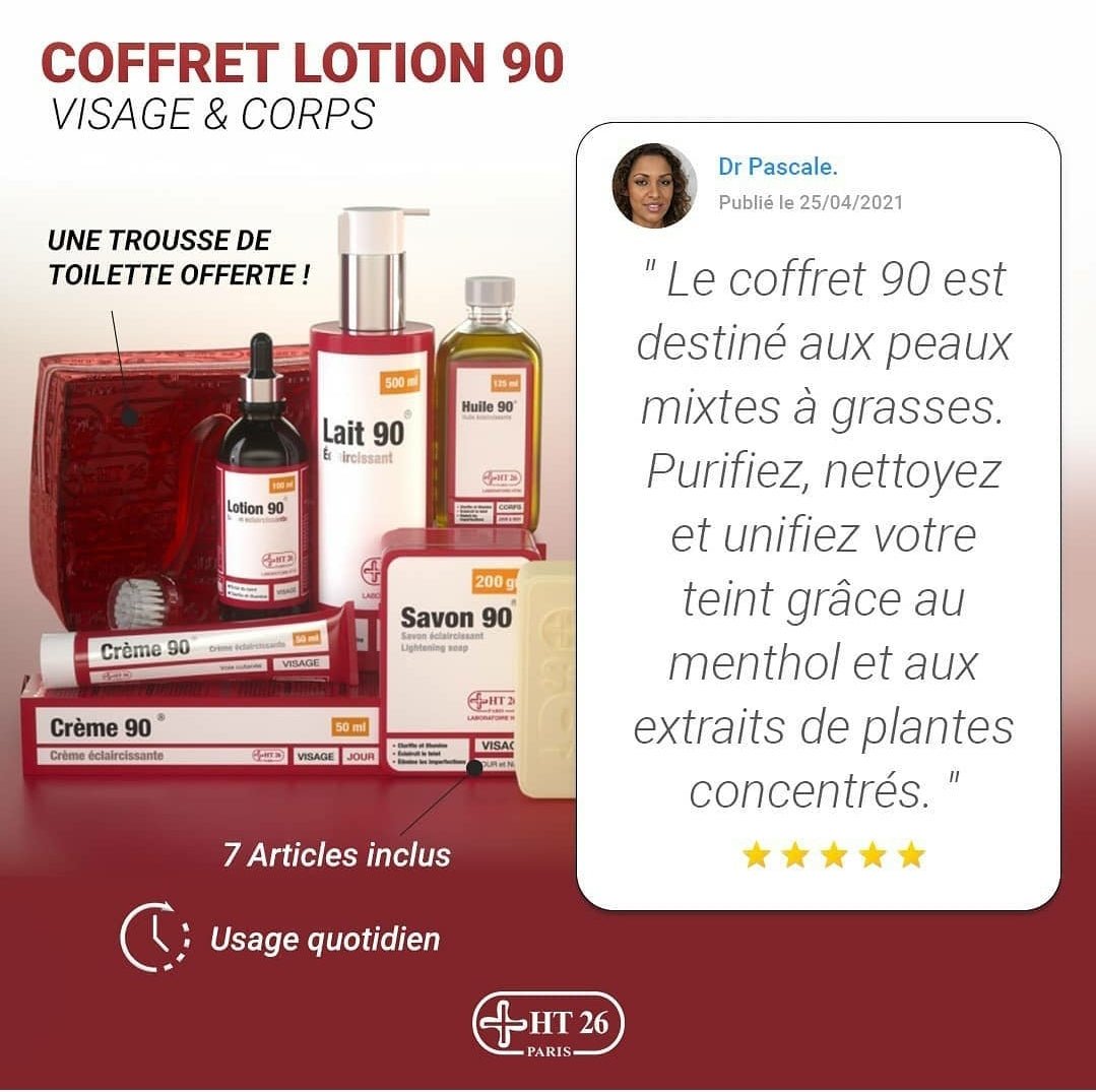 HT26 Range 90 - Coffret Lotion 90 - ShanShar Beauty : The world of beauty.
