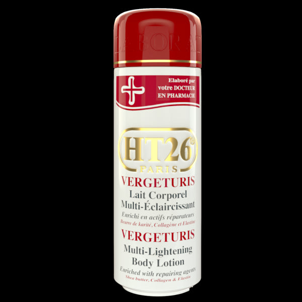 HT26 PARIS - Vergeturis Stretch Marks Removal & Scar Whitening body lotion / Efface les vergetures et unifie. - ShanShar