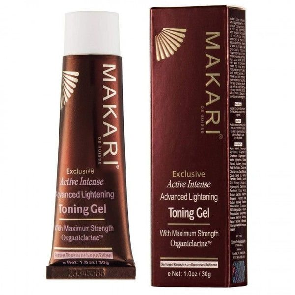 MAKARI EXCLUSIVE - TONING GEL. Lightens spots. Clarifies. Unifies.