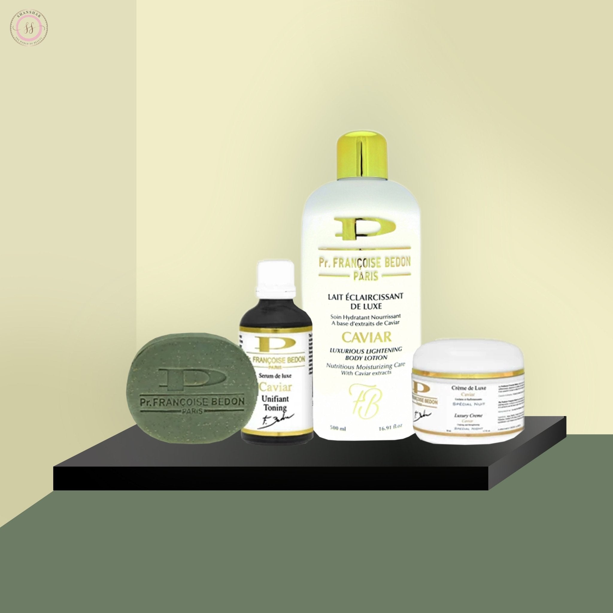 Pr. FRANCOISE BEDON® Milk Luxe Caviar Treats and eliminates discoloured pigment and unifies the skin - ShanShar Beauty : The world of beauty.