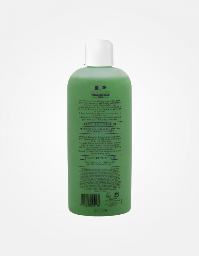 Pr. Françoise Bedon® Gel Douche Exfoliant Éclaircissant Aloe Vera