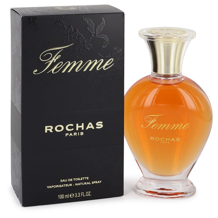 FRAG - Femme Rochas Eau de Toilette Vaporisateur pour Femme 3.4 oz (100mL)