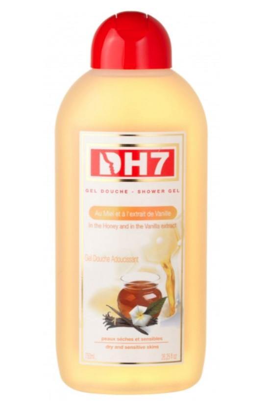 DH7 - Honey & Vanilla Shower Gel  -  softens your skin and keeps it clean 750 ml - ShanShar: The World Of Beauty
