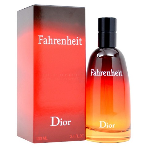 FRAG - Fahrenheit by Christian Dior Fragrance for Men Eau de Toilette Spray 3.4 oz (100mL)