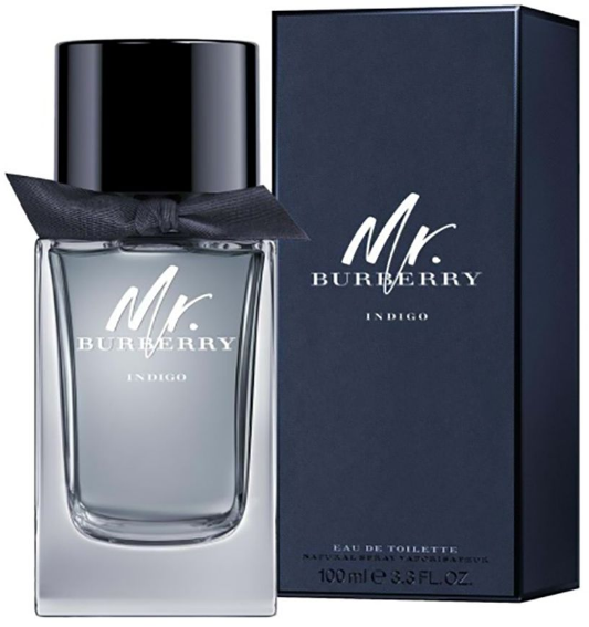 FRAG - Mr. Burberry Indigo by Burberry Fragrance for Men Eau de Toilette Spray 3.3 oz (100mL)