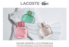 FRAG - Eau de Lacoste L.12.12 Pour Elle Elegant de Lacoste Parfum pour Femme Eau de Toilette Spray 3.0 oz (90mL)