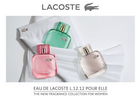 FRAG - Eau de Lacoste L.12.12 Pour Elle Elegant by Lacoste Fragrance for Women Eau de Toilette Spray 3.0 oz (90mL)