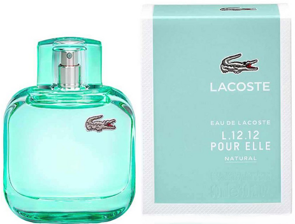 FRAG - Eau de Lacoste L.12.12 Pour Elle Natural de Lacoste Parfum pour Femme Eau de Toilette Spray 3.0 oz (90mL)