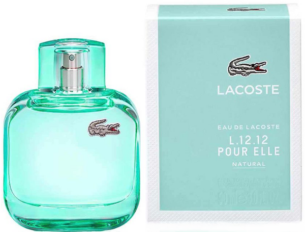 FRAG - Eau de Lacoste L.12.12 Pour Elle Natural by Lacoste Fragrance for Women Eau de Toilette Spray 3.0 oz (90mL)